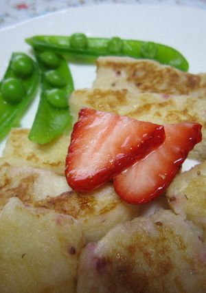 離乳食にも❤豆乳いちごのフレンチトースト-レシピのメイン写真