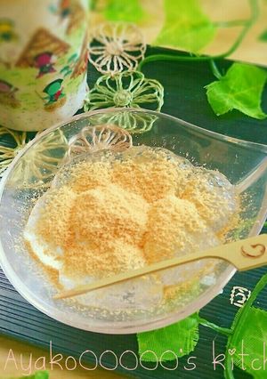電子レンジで簡単☆片栗粉でわらびもち-レシピのメイン写真