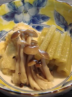 蕗としめじの煮物-レシピのメイン写真