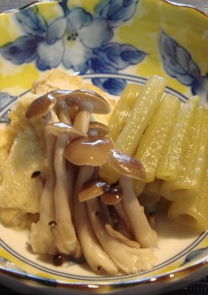 蕗としめじの煮物-レシピのメイン写真