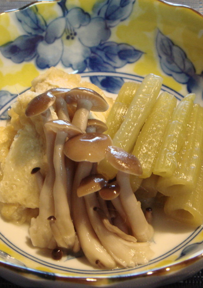 蕗としめじの煮物-レシピのメイン写真