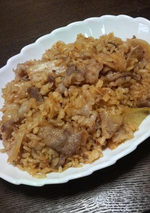 焼き肉のたれ☆ぱらぱらキムチチャーハン-レシピのメイン写真