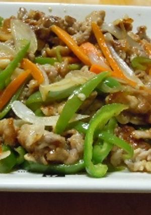 野菜たっぷりチンジャオロースー-レシピのメイン写真