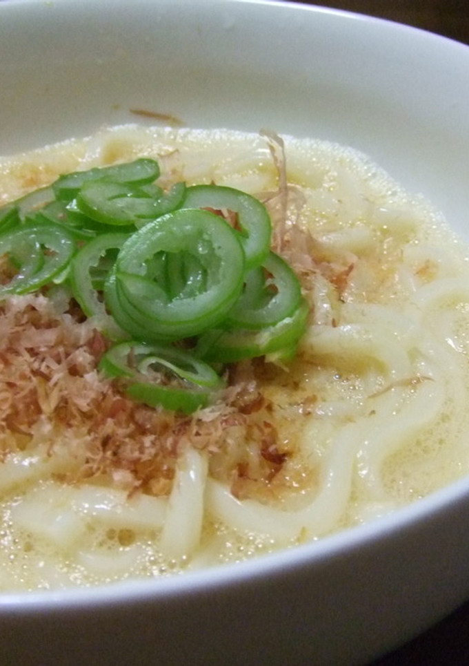 簡単!釜玉風うどん☆-レシピのメイン写真