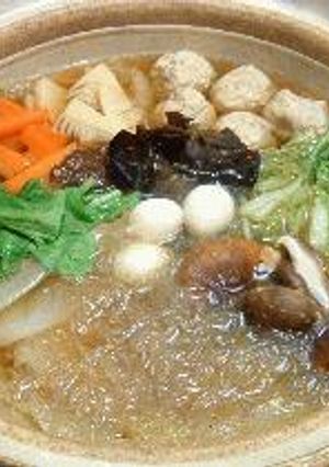 肉だんごのスープ鍋-レシピのメイン写真