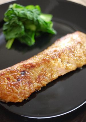 こっくりうまうまサーモンの味噌チーズ焼き-レシピのメイン写真