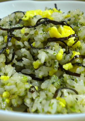 緑の香ばしチャーハン-レシピのメイン写真