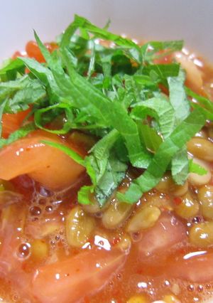 トマトでさっぱり♪納豆キムチ-レシピのメイン写真