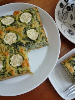 ほうれん草とズッキーニのケークサレ-レシピのメイン写真