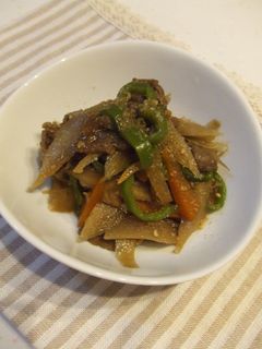 定番☆牛肉とゴボウの炒め煮-レシピのメイン写真
