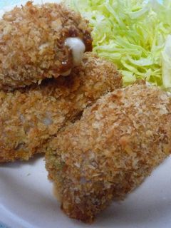 デミソースをin♪チーズのしそ巻きカツ-レシピのメイン写真