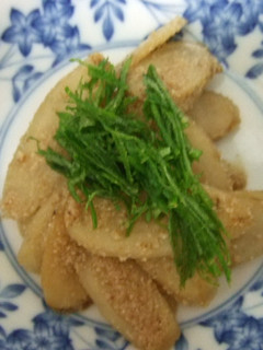 食物繊維たっぷりのごぼうの胡麻ポン酢-レシピのメイン写真