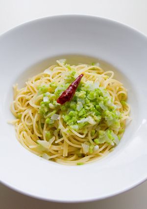 そら豆のスパゲティーニ-レシピのメイン写真
