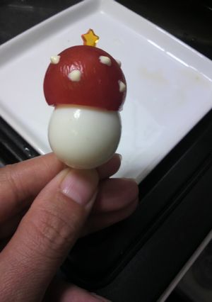 超簡単おかず☆キャラ弁☆キノコちゃん!?-レシピのメイン写真