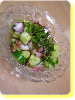 -簡単^^もずくタコ胡瓜❣酢の物--レシピのメイン写真