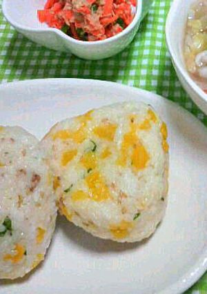 沢庵大葉チーズおにぎり-レシピのメイン写真