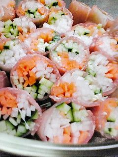 生ハムのサラダ巻き-レシピのメイン写真