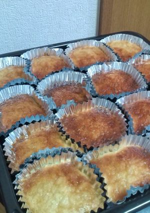 ふわふわっ長芋カップケーキ☆-レシピのメイン写真