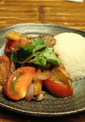 ロモサルタード　ペルー料理　炒め物-レシピのメイン写真