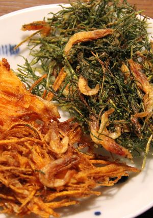 お菓子みたい☆極細野菜のザクザクかき揚げ-レシピのメイン写真