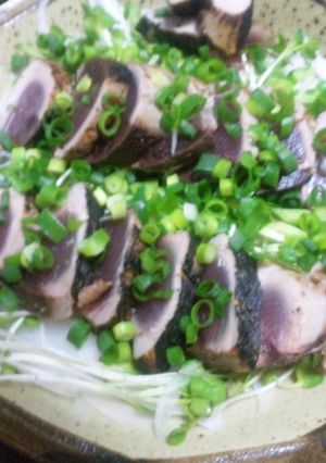 Ｎｅｗ　初鰹のタタキ-レシピのメイン写真