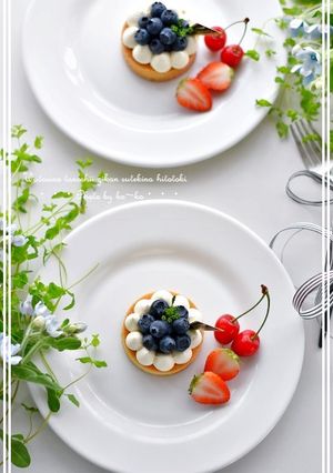 ベリーベリーレアチーズタルト-レシピのメイン写真