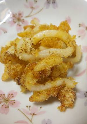 うまい棒でうどんのかき揚げ-レシピのメイン写真