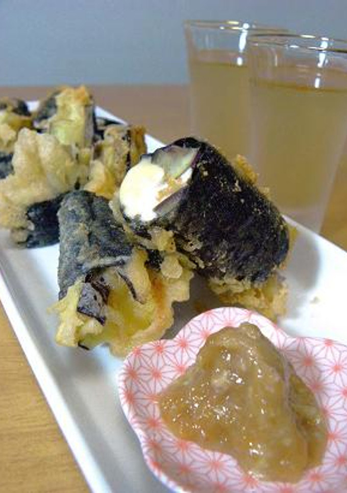 ささみと茄子の磯巻き揚げ★-レシピのメイン写真