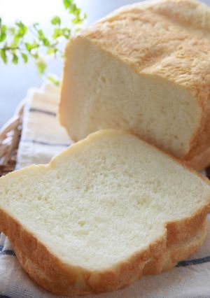朝食に「ソフトなミルク食パン」ＨＢ使用-レシピのメイン写真