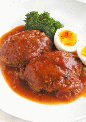 柔らかジューシー煮込みハンバーグ-レシピのメイン写真