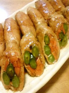 ☆いんげんとにんじんの豚肉巻き☆-レシピのメイン写真