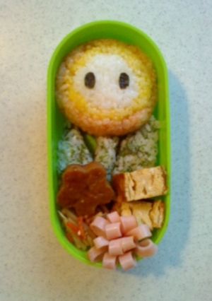 マリオのフラワー『キャラ弁』-レシピのメイン写真