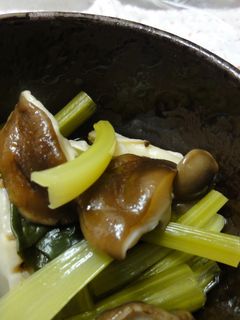 小松菜ときのこの煮びたし-レシピのメイン写真