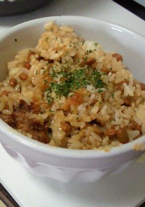 簡単とろうまっ！ 納豆チーズごはん-レシピのメイン写真