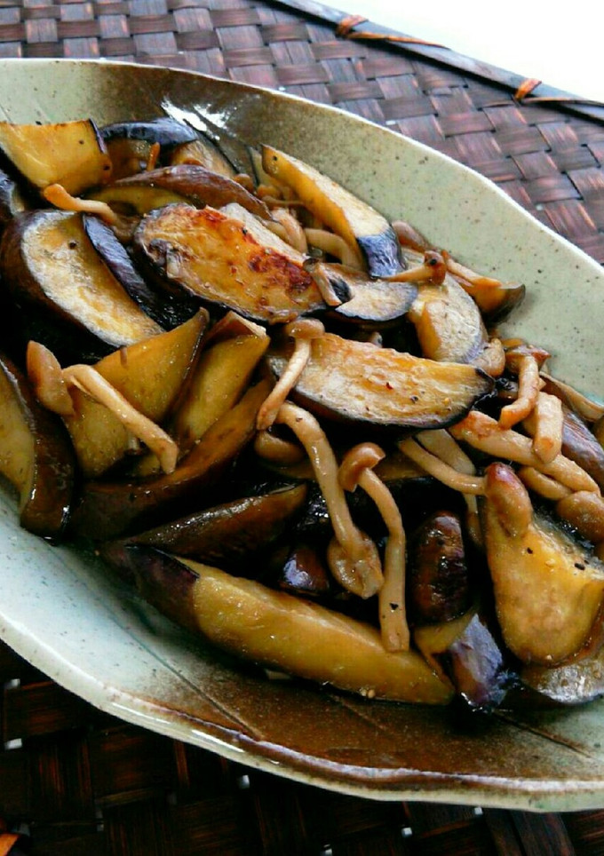 簡単♪なすとしめじの炒め物-レシピのメイン写真