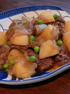 圧力鍋でじっくり味の染み込んだ肉じゃが♪-レシピのメイン写真