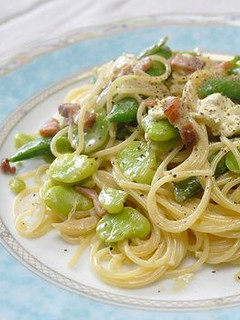 さわやか♪そら豆のレモンクリームパスタ-レシピのメイン写真