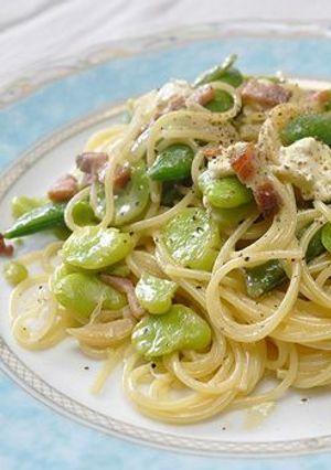 さわやか♪そら豆のレモンクリームパスタ-レシピのメイン写真