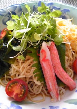 カニカマの冷し中華-レシピのメイン写真