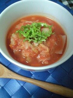 カゼにはこれ!!我が家直伝トマトスープ♪-レシピのメイン写真