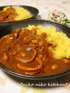 クセになる♡濃厚イカわたカレー♪-レシピのメイン写真