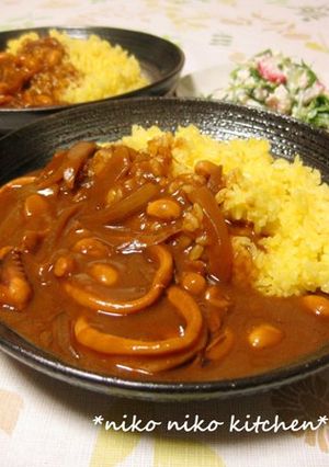 クセになる♡濃厚イカわたカレー♪-レシピのメイン写真
