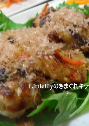 雑魚とねぎの沢庵入りチヂミ-レシピのメイン写真