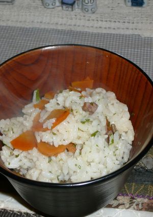 ☆人参葉の混ぜご飯☆-レシピのメイン写真