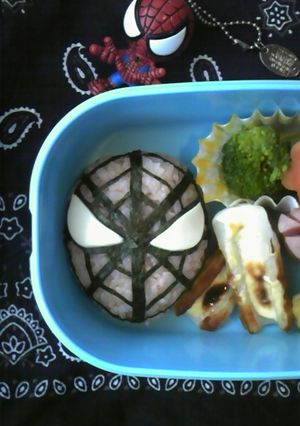 キャラ弁☆スパイダーマン-レシピのメイン写真