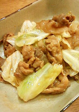 ☀豚肉とキャベツの味噌炒め☺回鍋肉風-レシピのメイン写真