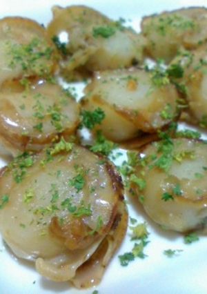 サッと♪♪ほたてのバター醤油焼き-レシピのメイン写真