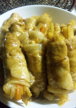 ボリューム満点☆新じゃがの肉巻き-レシピのメイン写真