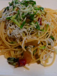 しらすと水菜の和風パスタ-レシピのメイン写真