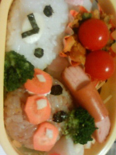 コリラックマとアンパンマンのキャラ弁-レシピのメイン写真